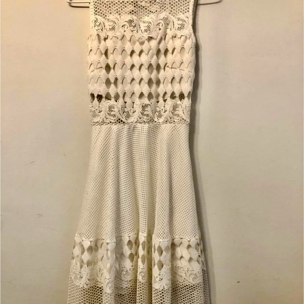Mendocino Cream Lace Maxi Dress